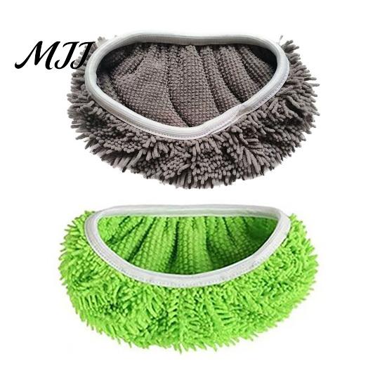 Reusable Floor Mopping Pads Microfiber Chenille Mop Pad, Washable Replacement Cover, Elastic Maintenance Refills Design Pad for Wet And Dry Household