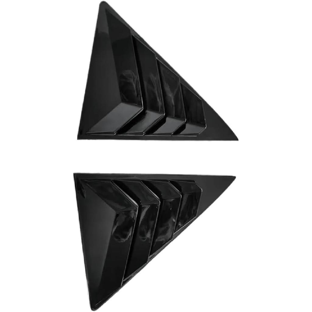 DYXN Car Rear Side Window Louvers Splitter Trim Rear Triangle Louver Window Sunshade Side Window Compatible for Camry 7Th 2012-2017