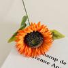 Artificial Flowers Realistic Sunflower Bouquet for Home Decoration UV-Resistant Fade-Free Adjustable Stem Living Room Bedroom Wedding Photo Props