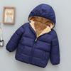 Winter Baby Kids Fleece Jacket for Children Cartoon Coats Autumn Boys Warm Hooded Down Jackets Girls Plush Warm Outerwear