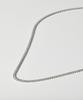 Helene Jewelry Silver 925 Flat Curve Chain Silver Necklace (Type A)