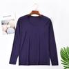 Men's Plus Size Cotton Wool Blend Base Layer Long Sleeve Top