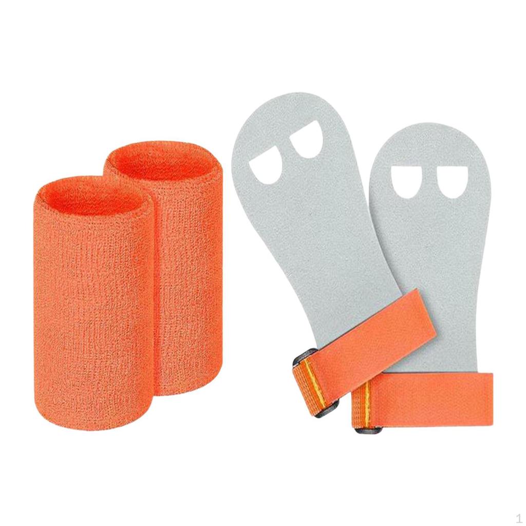 Children's Gymnastic Hand Grips Gloves with Adjustable Wristband