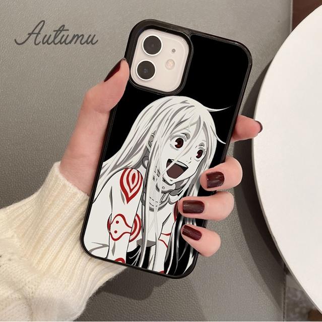 Japna Anime Deadman Wonderland Phone Case for iPhone 11 12 13 14 Pro Max Mini XR XS SE 2020 7 8 Plus Samsung S21 S22 Shell