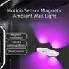 Magnetic Suction RGB Gradient Ambient Light 4-Head Design Smart Sensor Light  Creative Home Decor