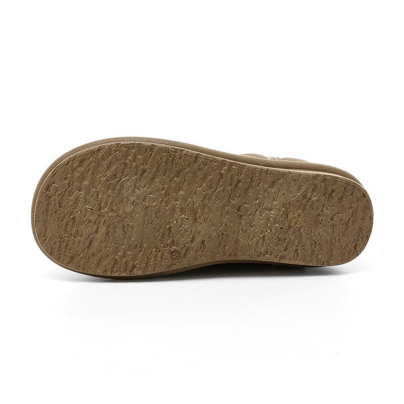 BN5901 medium top shoes women's new winter cotton shoes solid color outer wear sports and leisure velvet snow platform cotton shoes