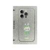 Pellicola Posteriore in PVC Glitterato per Cellulare: Adesivo Cartoon Uomo Stella