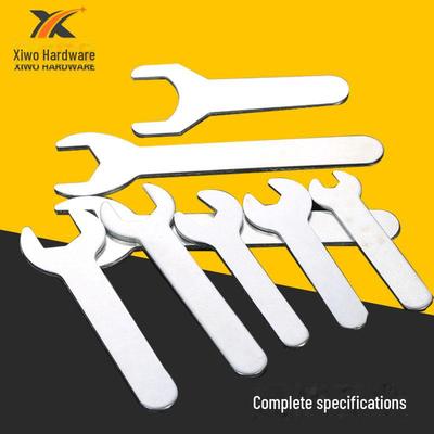 Llave Fija Simple Galvanizada de una Cabeza Abierta - Herramienta Pequeña Desechable Delgada