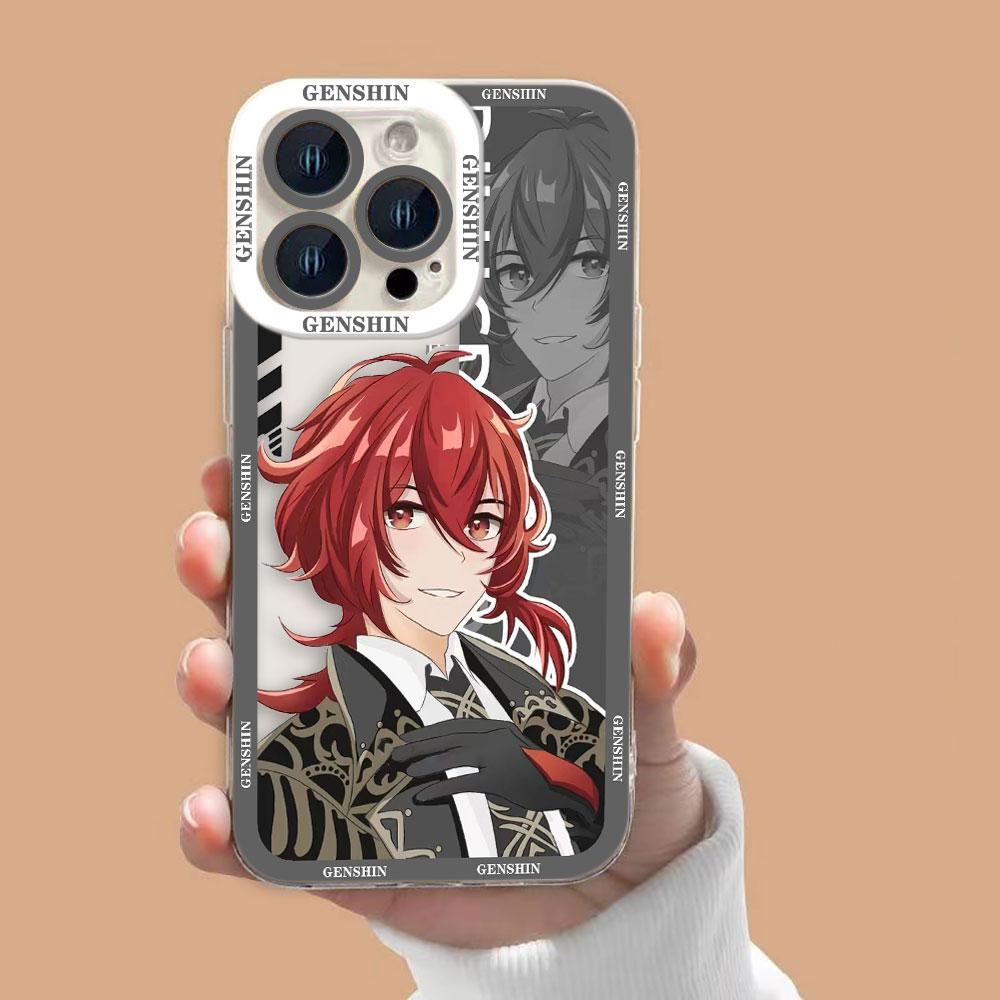 Genshin Impact Xiao Yeo Clear Phone Case For Samsung Galaxy S26 S25 S24 S23 S22 S21 S20 FE PLUS ULTRA EDGE Silicone Case Shell