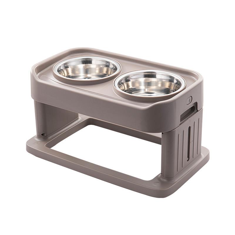 

Large Dog Bowl Stainless Steel Detachable Feeder Pet Water Food Dish Durable Non Slip Dog Feeding Supplies for Big Breeds