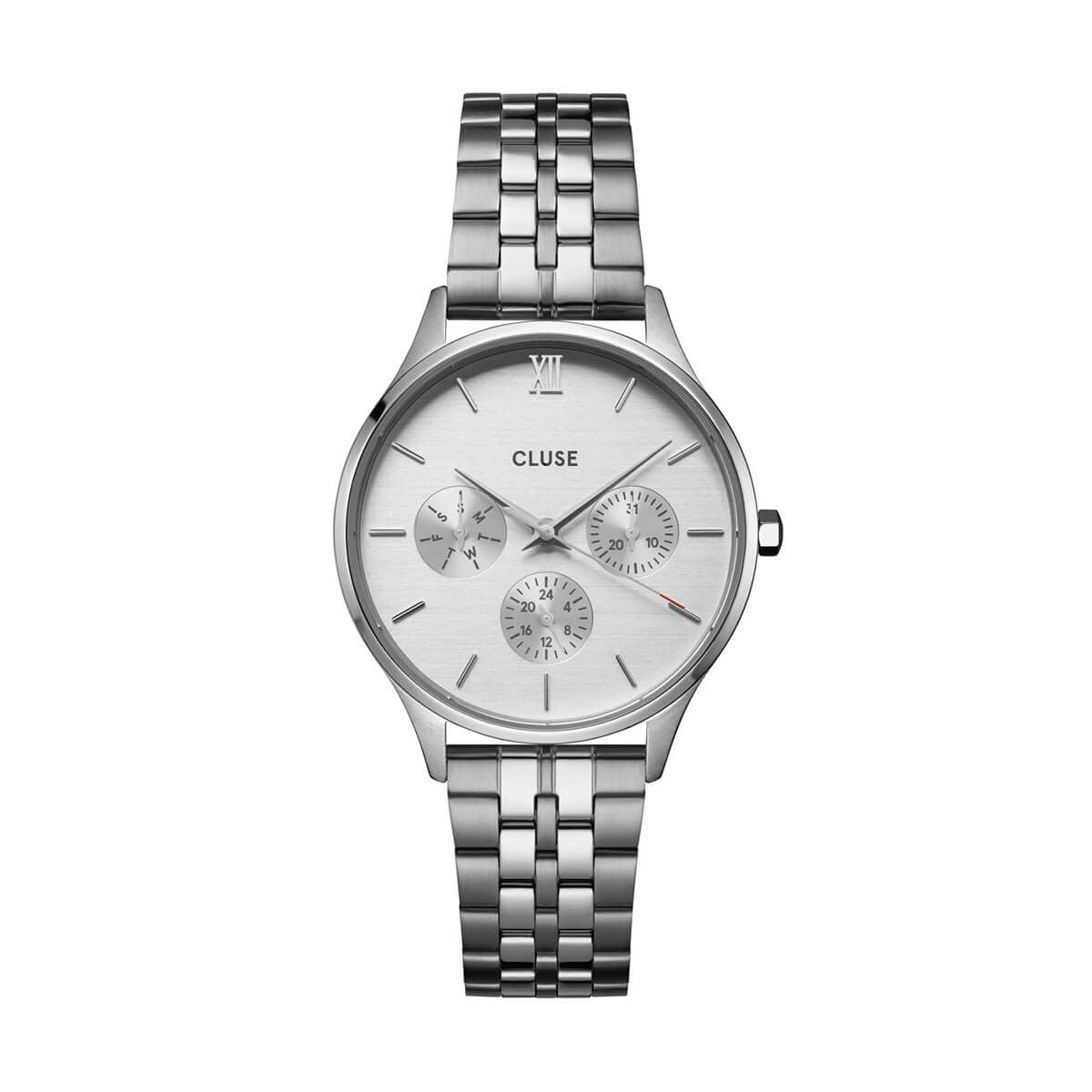 

Часы Minuit Multifunction CW10703 Silver [Cruise] женские серебряный