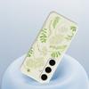 For Samsung Galaxy S25 FE Case Leaves Pattern Printing Straight Edge TPU Phone Back Cover