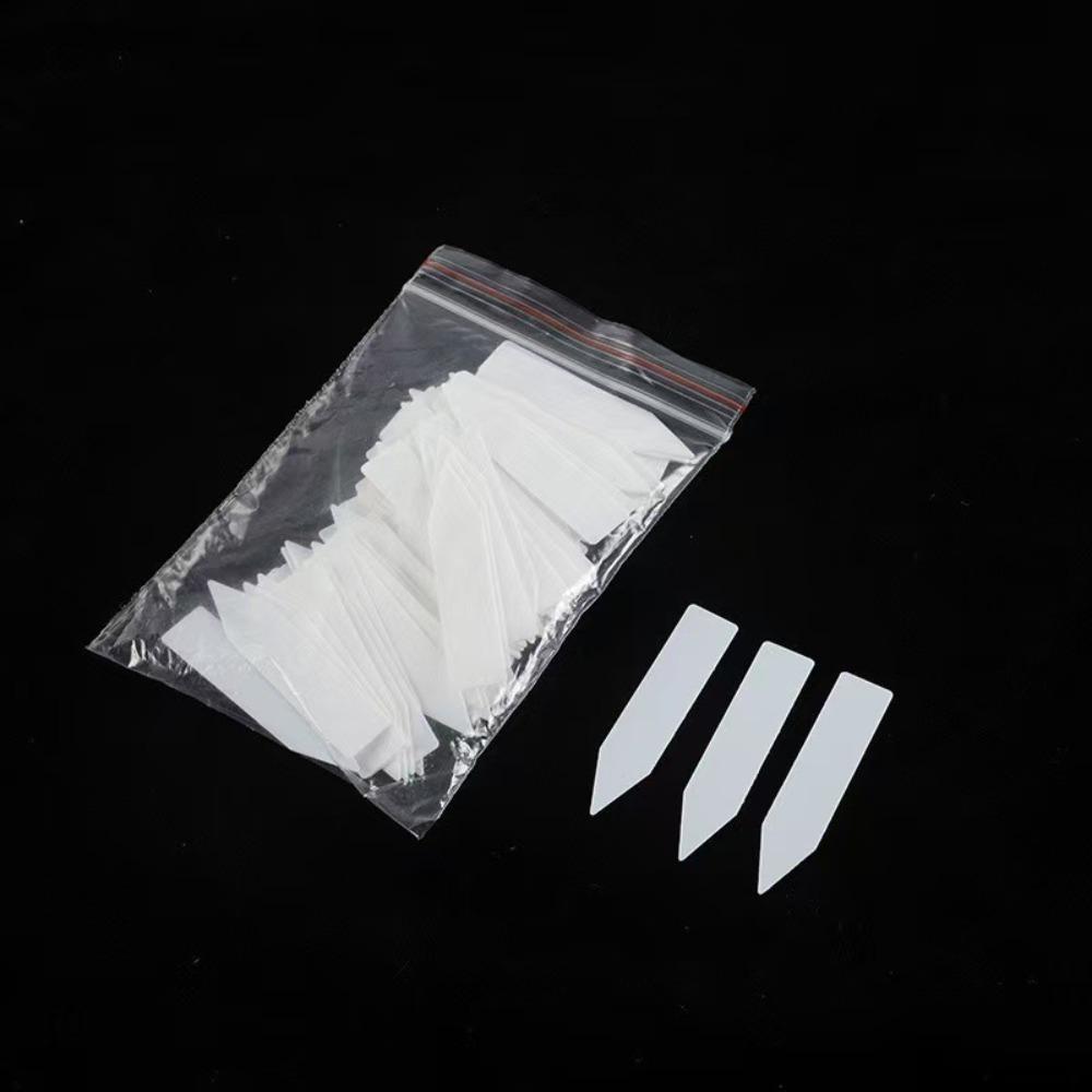 

100Pcs Plastic Material Plant Tags 5*1cm Size Reusable Plant Markers DIY Tool Waterproof Seedling Tray Mark Plant Accessories