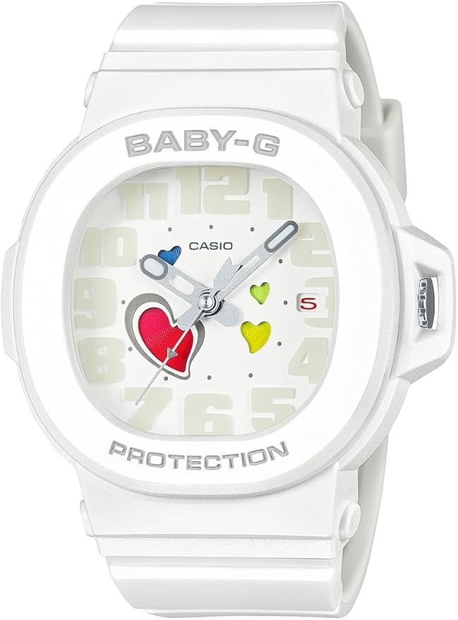 CASIO Baby-G BGA-10-7AJF White Women's Watch Playful Hearts Analog Digital