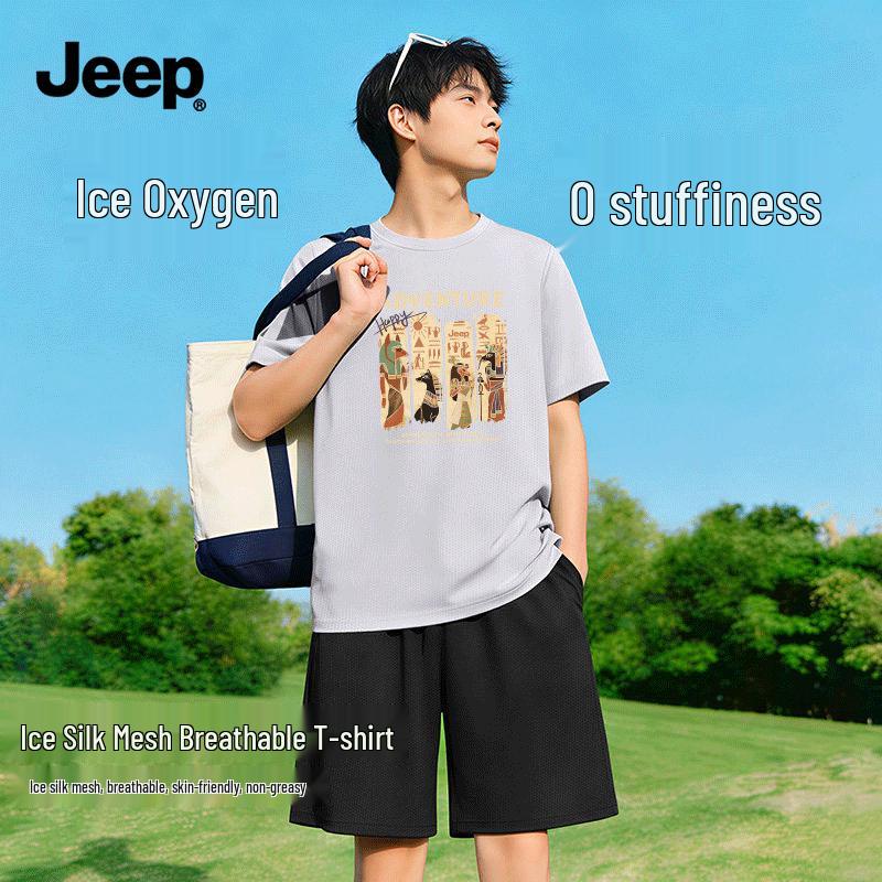 JEEP Men s Outdoor Quick-Dry Short-Sleeve T-Shirt M
