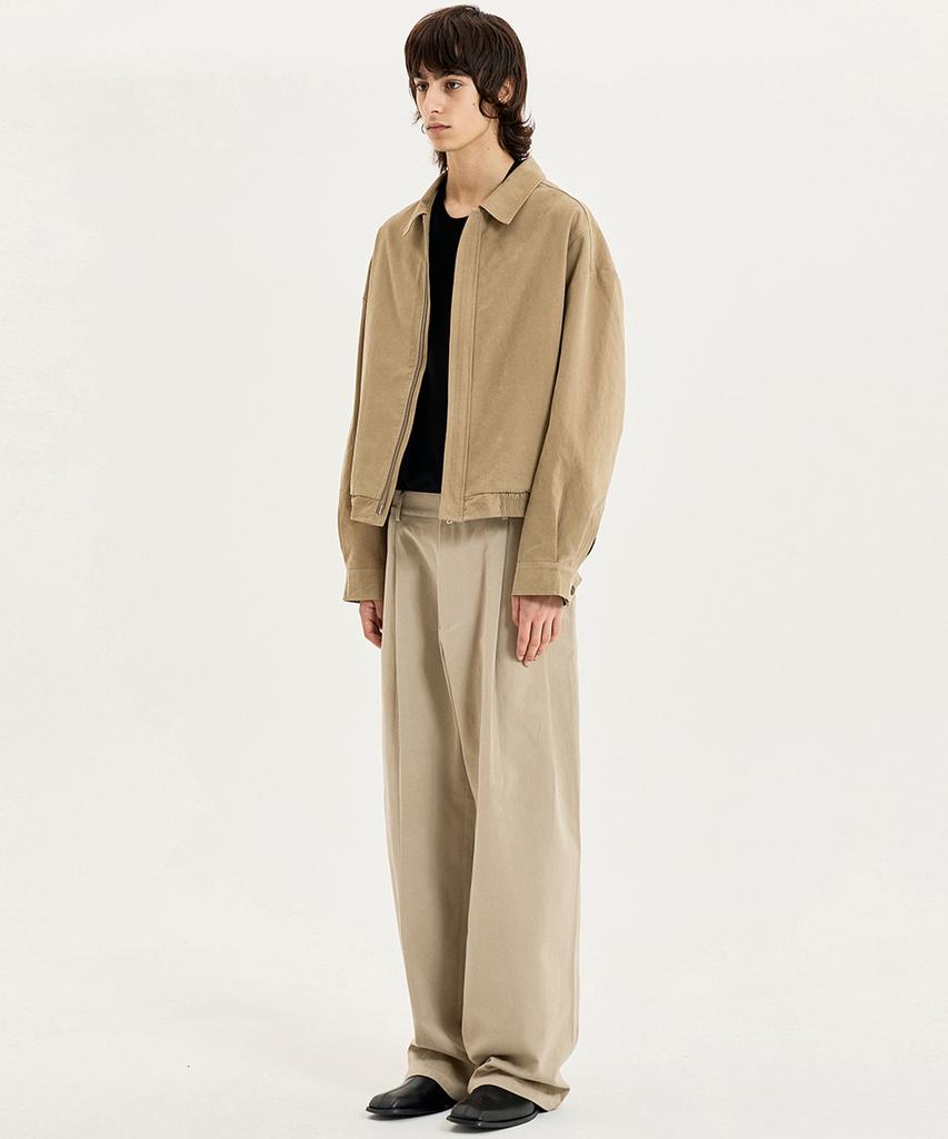 Then Our Trench Blouson Jacket (Beige)