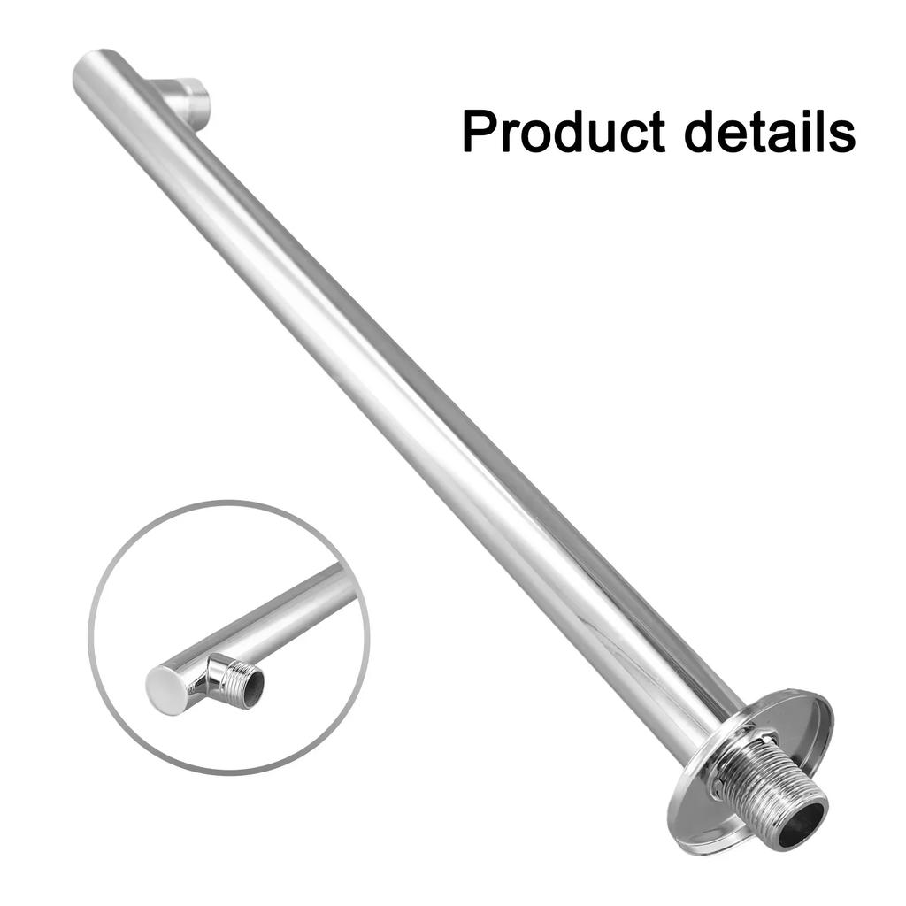 40 Cm Shower Holder Rain Shower Head Extension Scratch Resistant Finish Standard G1 2 Connection Bathroom Shower Installation