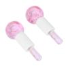 2pcs Cold Ice Globes Skin Massagers Globes Facial Ice Beauty Ball Glass Face Roller Balls Reduce Puffiness Massage