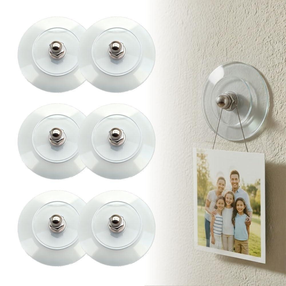 New PVC Suction Cups Hook Drill Free Reusable Vacuum Hooks Adhesive Hooks Kitchen