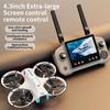 AE21 Drone with 4.3-Inch Screen: Four-Rotor Mini Quadcopter for Aerial Photography