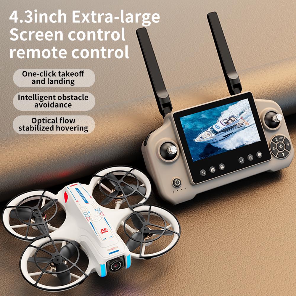 AE21 Drone with 4.3-Inch Screen: Four-Rotor Mini Quadcopter for Aerial Photography