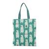 [Kusuguru Japan] Printed Tote Bag, Bear Pattern, GR