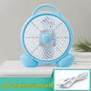 Compact Cartoon Electric Desk Fan for Student Dorms and Bedrooms