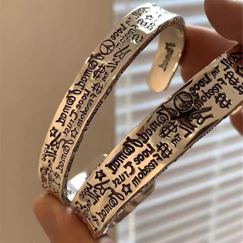 Stylish Graffiti Vintage Bracelet Unisex Allmatch Design Highend Feel