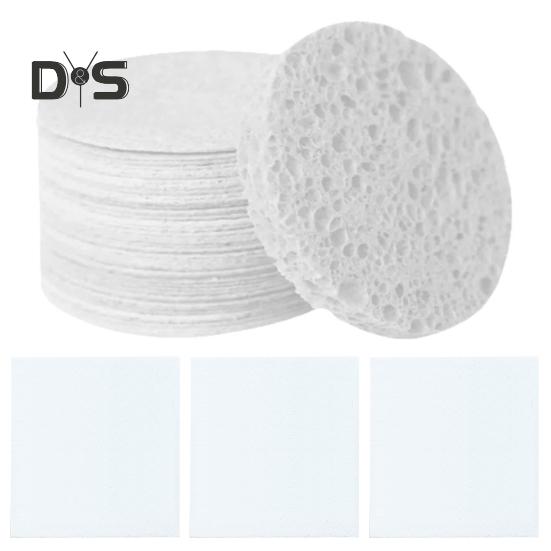 10/20Pcs Foam Texture Paper Round Square White Cellulose Cards Puffy Texture Acrylics Painting Paper 3D Canvas Sponge Kids DIY Art Craft Supplies