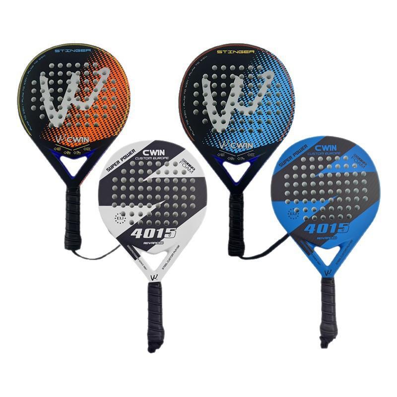 Lightweight Carbon Fiber Tennis Racket Beginners With Shock Absorption Precision Control