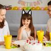 1/2 Pcs/Set Dog Costume Props Animal Ears Decor Hair Hoop Tail Set Birthday Party Cosplay Dress Up Accessories