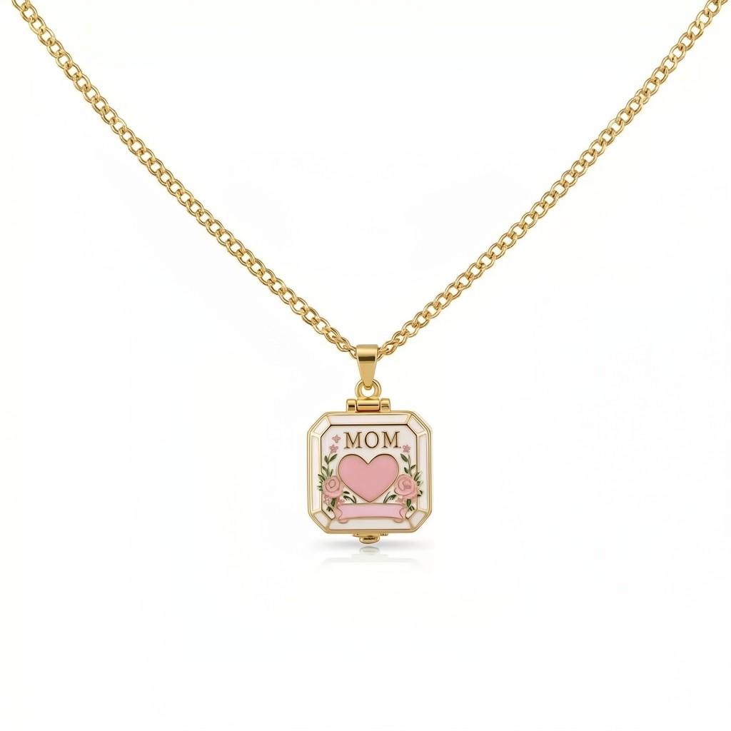 Geometric Pendant Necklace With Gold Plating For Fashionable Women And Men