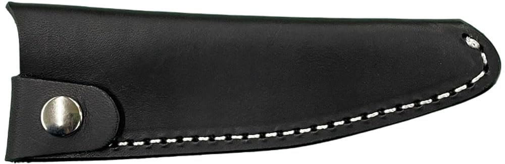 

Sumikama KASUMI Titanium Coated Knife Small Blade Length Made in Includes Genuine Cow Leather Knife Portable 22013LS Case, Knife, 13cm, Japan, чорний