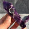 Natural Dreamy Amethyst Smoking Pipes Elegant Quartz Crystal Point Obelisk Wand