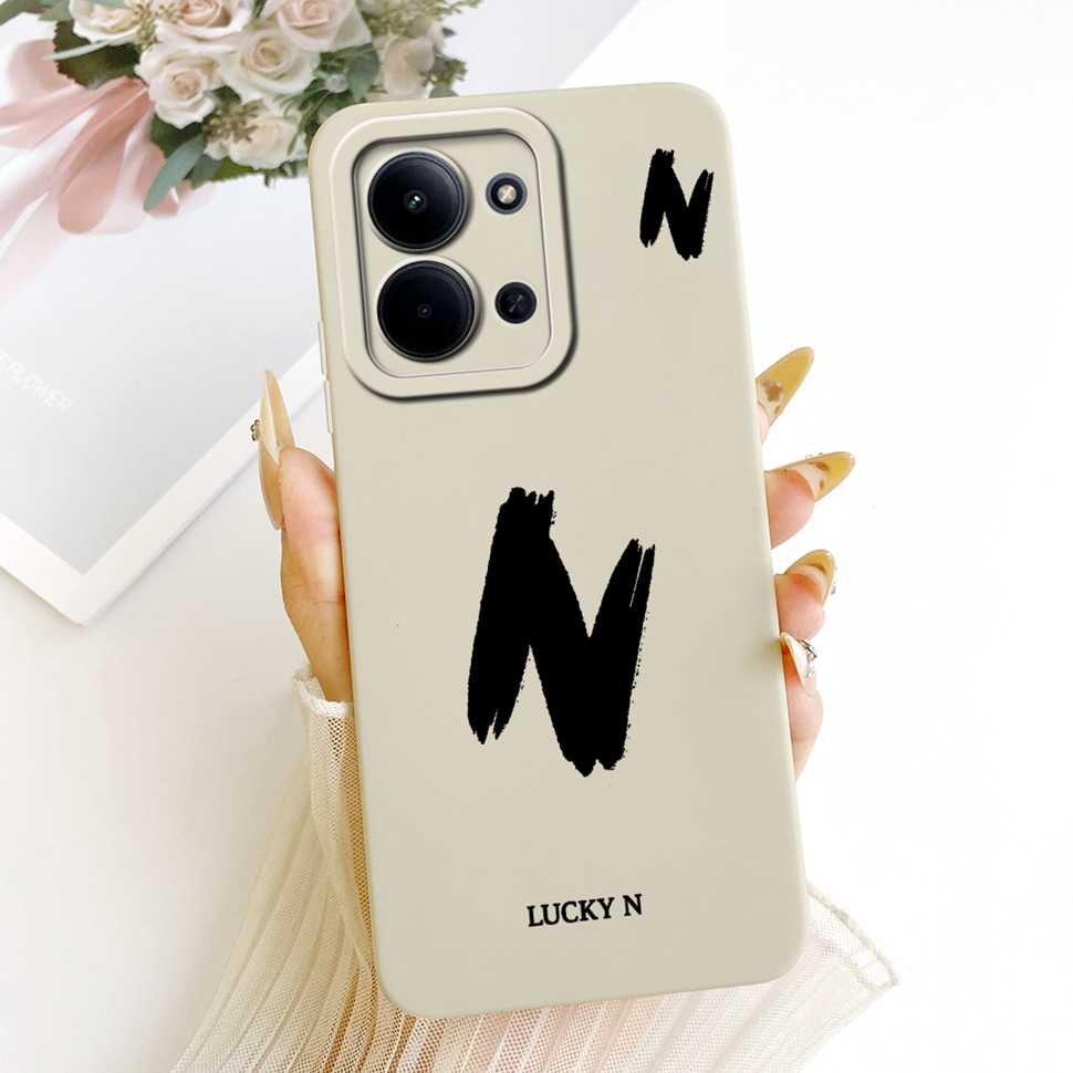 For Xiaomi Redmi 15C 5G Case Cover Lucky Letters Phone Case For Xiaomi Redmi 15C 15 C Redmi15C Redmi15 4G 5G Soft Fundas