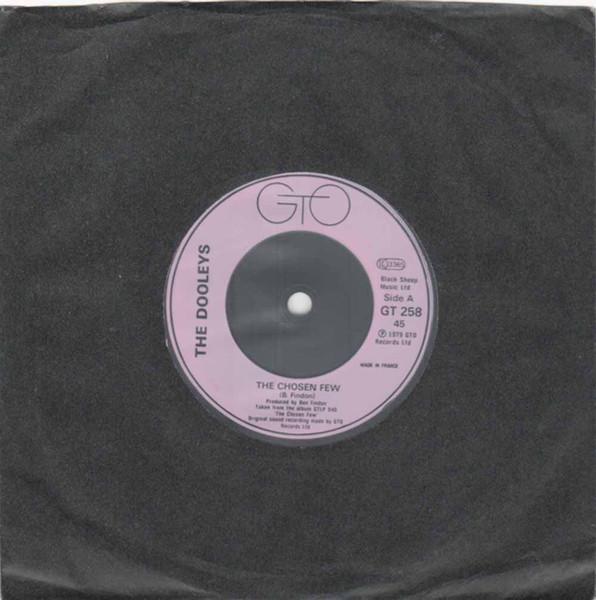 

7inch Record DOOLEYS - The Chosen Few GT258 GTO 1979 UK Pop Used