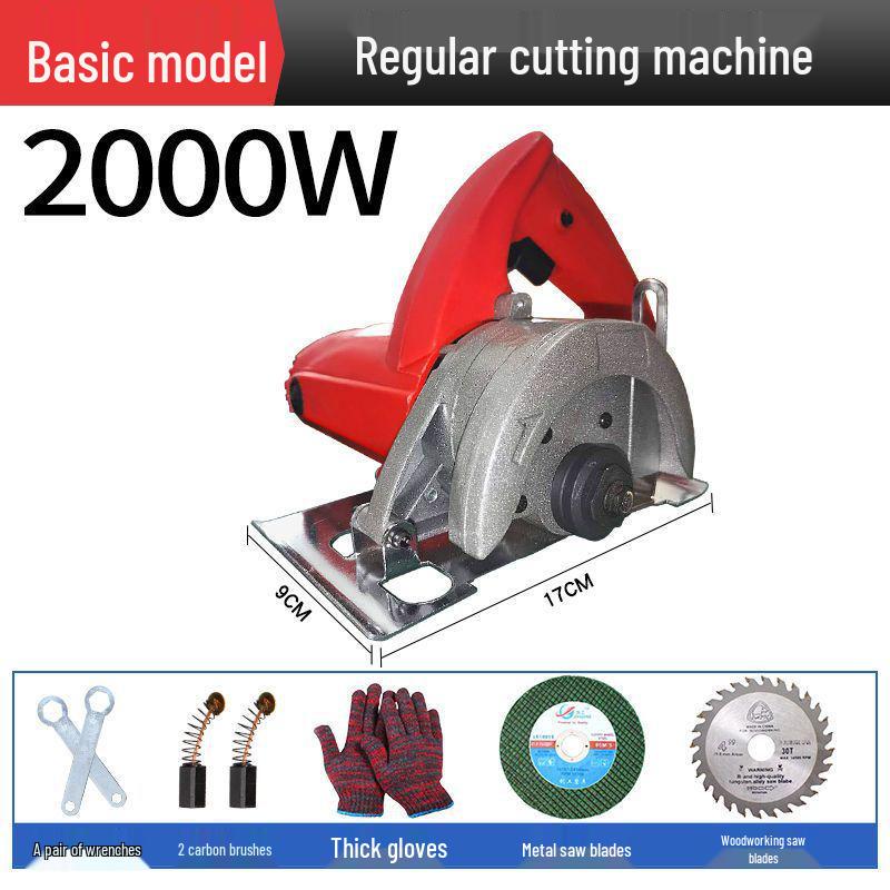 Multifunctional High-Power Electric Cutting and Slotting Machine for Steel, Wood, Marble, Tile, and More