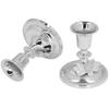 2Pcs Metal Candle Stand Good Stability Multifunctional European Simple Candle Sticks Long Holder