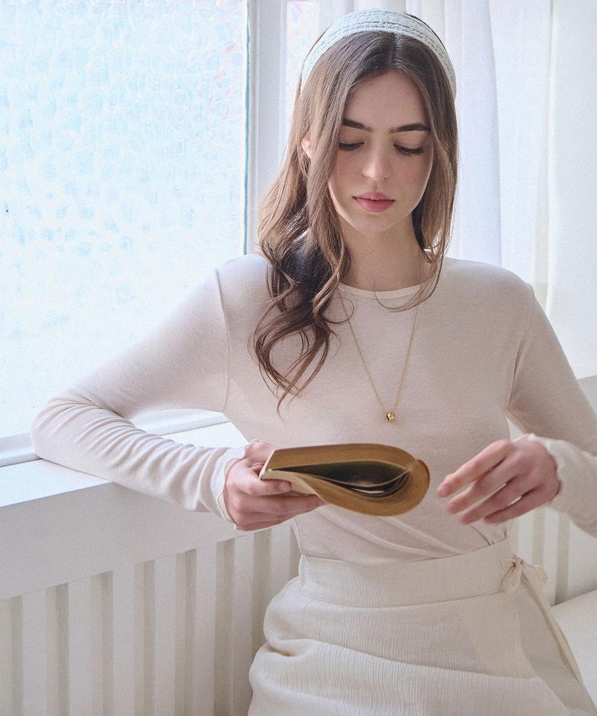 SLOWLOLLI Soft Wave Slim Tee_4 Colors