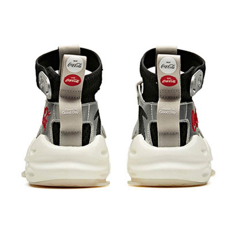 Anta Coca-Cola Zero Samarbeid Sklisikre Lettvekt Høye Fritidssko Herre Sneakers Sølv Svart 11948099S-1