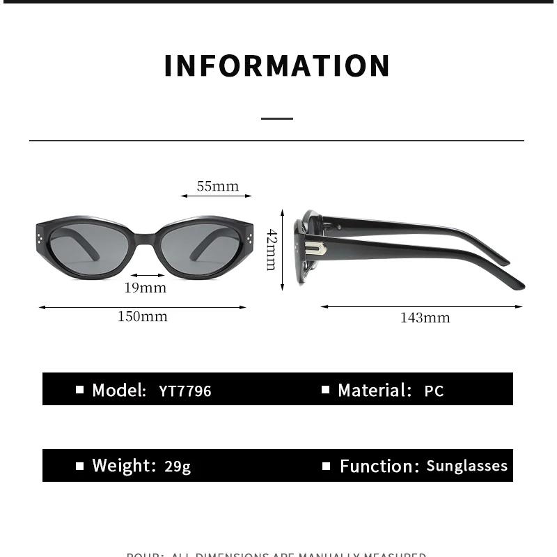 Neue Damen Sommer Senior Cat Eye Sonnenbrille Mode Korea Street Sonnenbrille Elegante Dame Retro Outdoor Brille UV400