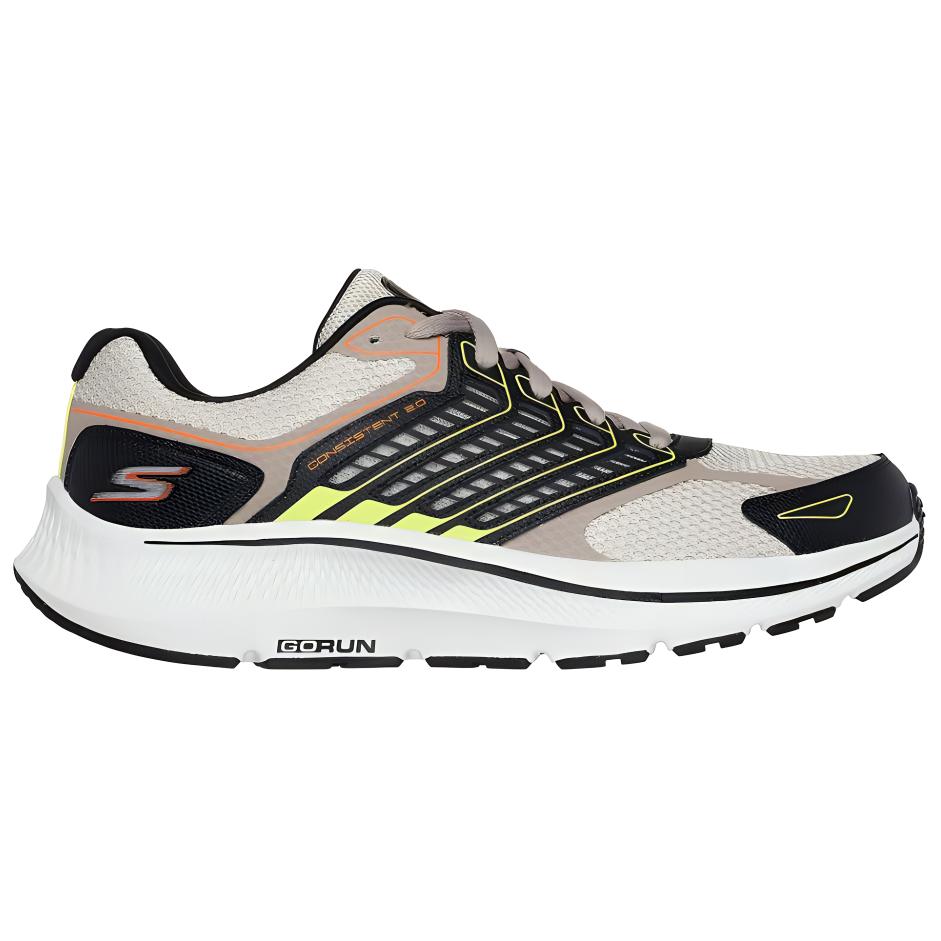 Skechers Go Run Consistent 2.0 Twilight Casual Comfortable Durable Low Top Running Shoes Men sneakers Off-White 220867-SND