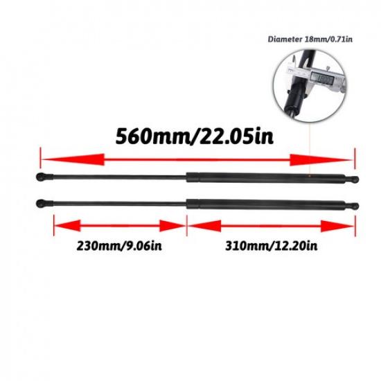 For Toyota Camry Sedan Rear Trunk Tailgate Lift Supports Gas Shock Struts 2Pcs