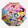 1pc Sailor Moon Umbrella, Sun Protection, And UV Shielding. It Has Eight Sturdy Ribs for Outdoor Use And Perfect As a Holiday Gift