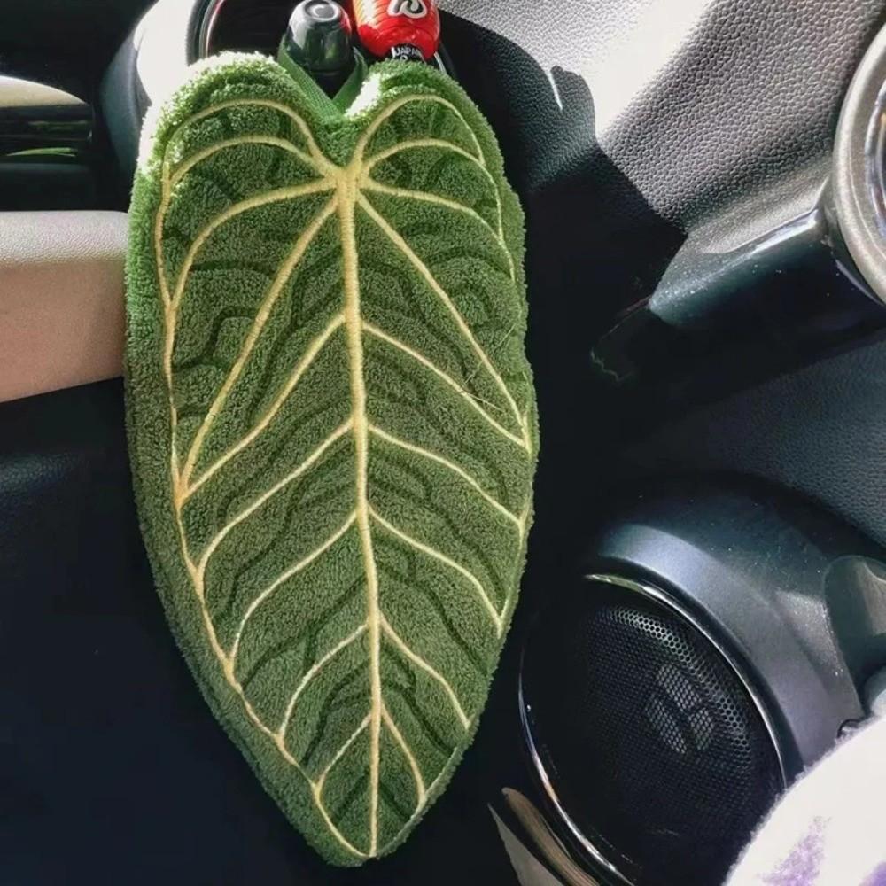 Double-layer Hand Towel Leaf Bathroom Towel New Kitchen Towel  Hand Washing