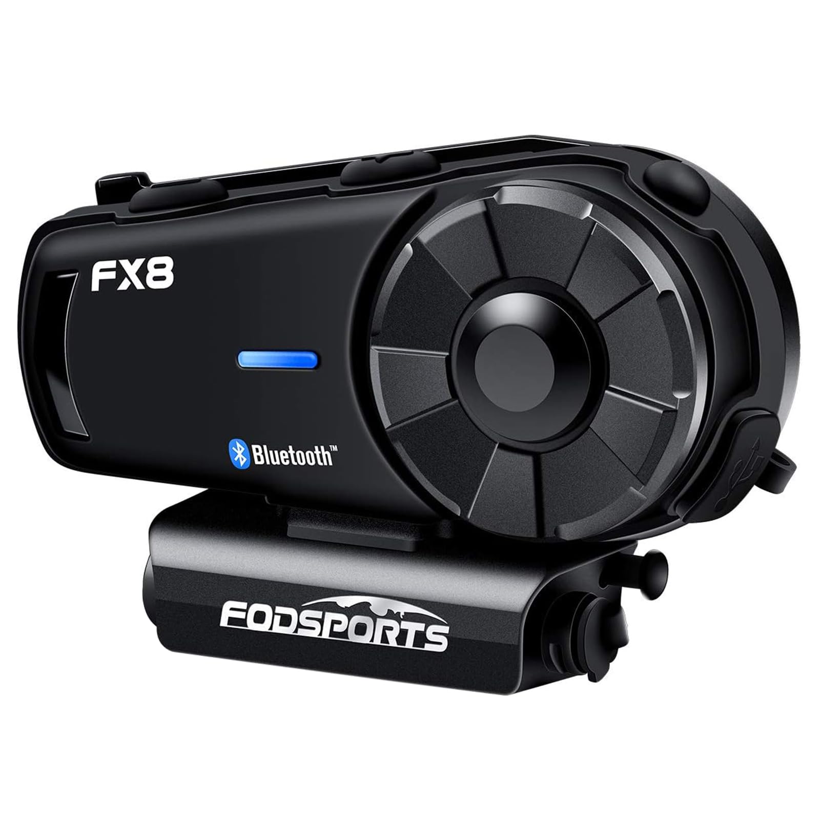 

FODSPORTS FX8 Motorcycle Simultaneous and High Volume Music FM Sound Automatic Connection Japanese Voice 20 Hours of Continuous Talk Voice Bluetooth чёрный