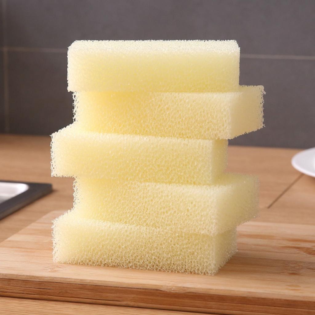 Loofah Sponge Dishwashing Sponge Scouring Pad Kitchen Cleaning Dishwashing Brush Pot Brush Thick Dishwashing Cloth Rag