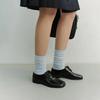 SHEER KNEE SOCKS PALE BLUE_UDSS6E201B1