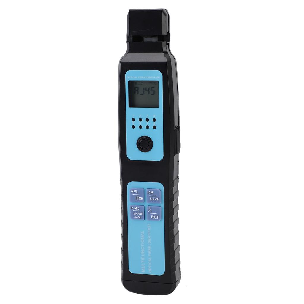 Glasfaser-Identifikator 850nm bis 1650nm Einfach-Klemmtyp Eingebauter 10KM VFL Glasfaser-Leistungsmesser FTTH Werkzeug