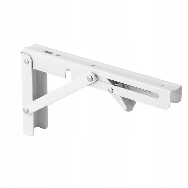 2X Foldable Table Top Shelf Support Bracket Strong Durable - 400 White Tmy